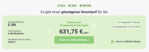 Strompreise für Neukunden um 38 Prozent gesunken