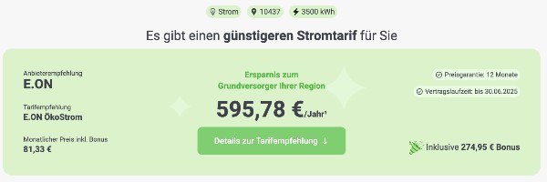 Neuer Stromanbieter
