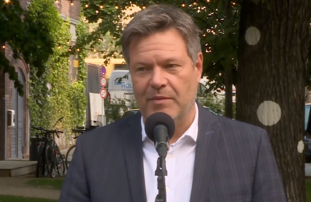 Robert Habeck bei einem WELT-Interview im Rahmen der Konferenz „Schwung für Erneuerbare“