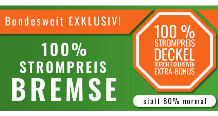 100% Strompreisbremse