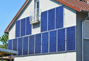 Vertikale PV-Anlage